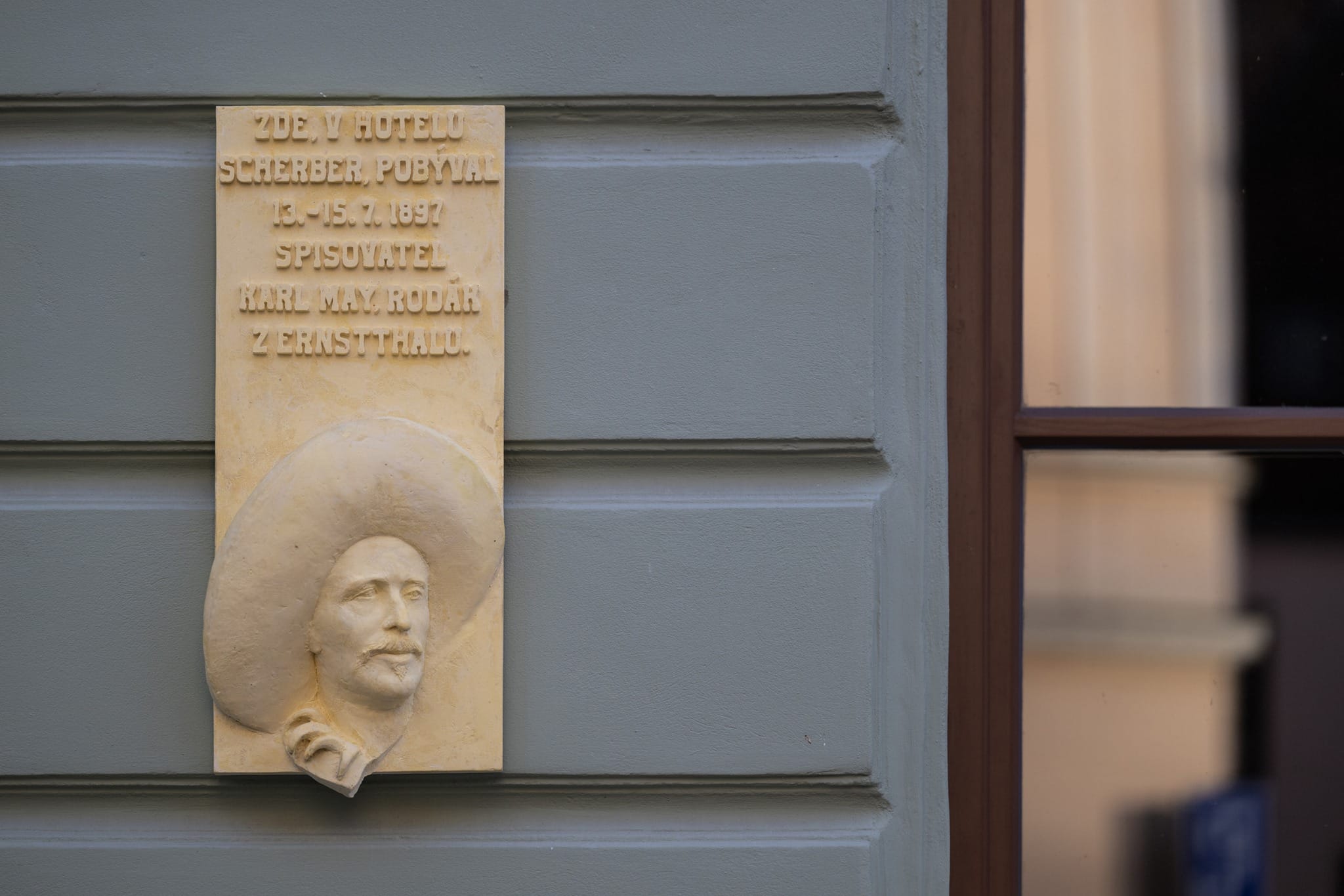Featured image for “May It Happen – Unveiling of the Karl May Memorial Plaque in Chomutov”